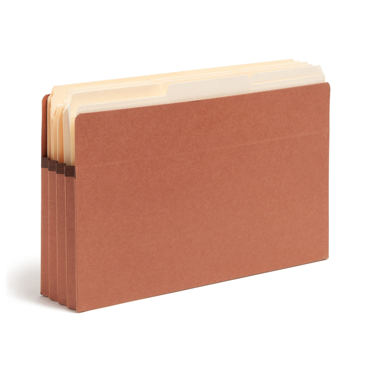 Etra-Wide End Tab File Pockets, Straight-Cut Tab, 3-1/2 inch Expansion, Redrope Color, Extra Wide Legal Size, Set of 25, 30086486736115