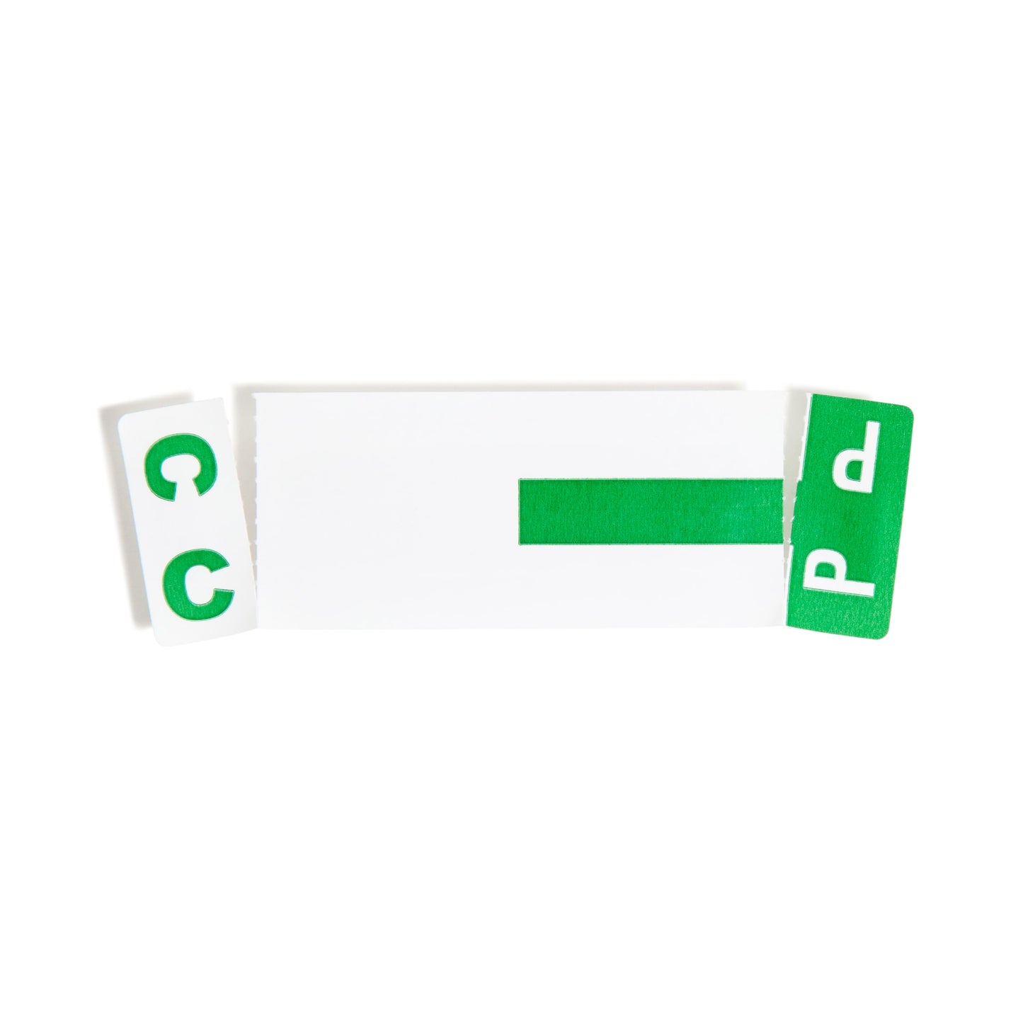 AlphaZ® NCC Color-Coded Name Labels - Sheets, Dark Green Color, 3-5/8" X 1-5/32" Size, Set of 100, 086486671545
