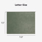 Standard Hanging File Folders with 1/5-Cut Tabs, Standard Green Color, Letter Size, Set of 25, 086486640558