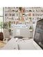 Glass Cubicle Magnetic Dry Erase Weekly Board, White, 20" x 5-1/2", 2' or Smaller, White, 20" X 5-1/2" Size, Set of 1, 817894023424