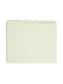 Heavyweight Filing Guides with Blank Tabs, Gray/Green Color, Letter Size, Set of 100, 086486503341