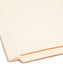 Shelf-Master® Reinforced Tab End Tab File Folders, Straight-Cut Tab, Manila Color, Letter Size, Set of 50, 086486242103