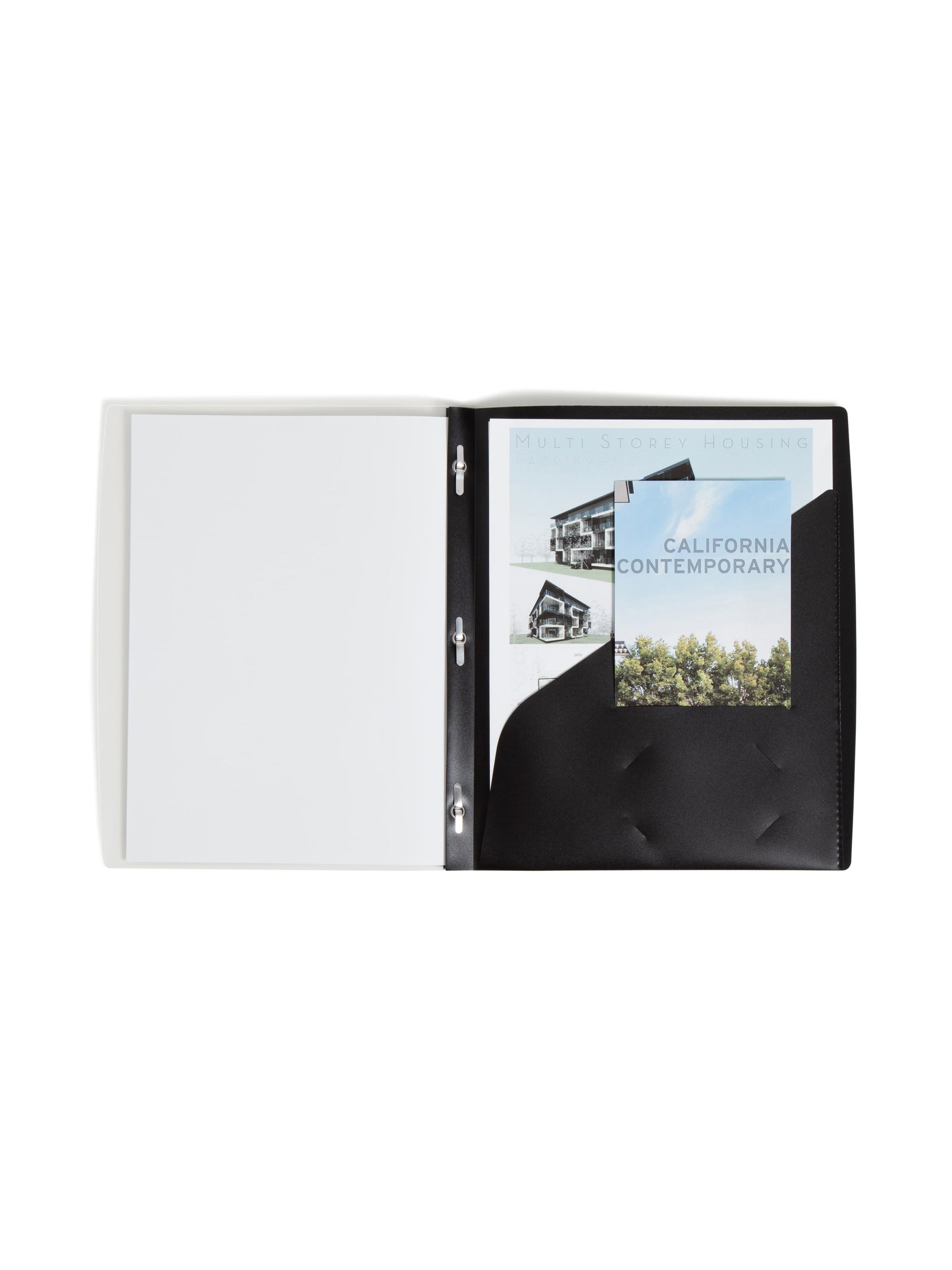 Poly Report Covers with Clear Front, Black Color, Letter Size, Set of 1, 086486860109