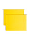 Standard Hanging File Folders, Yellow Color, Letter Size, Set of 25
