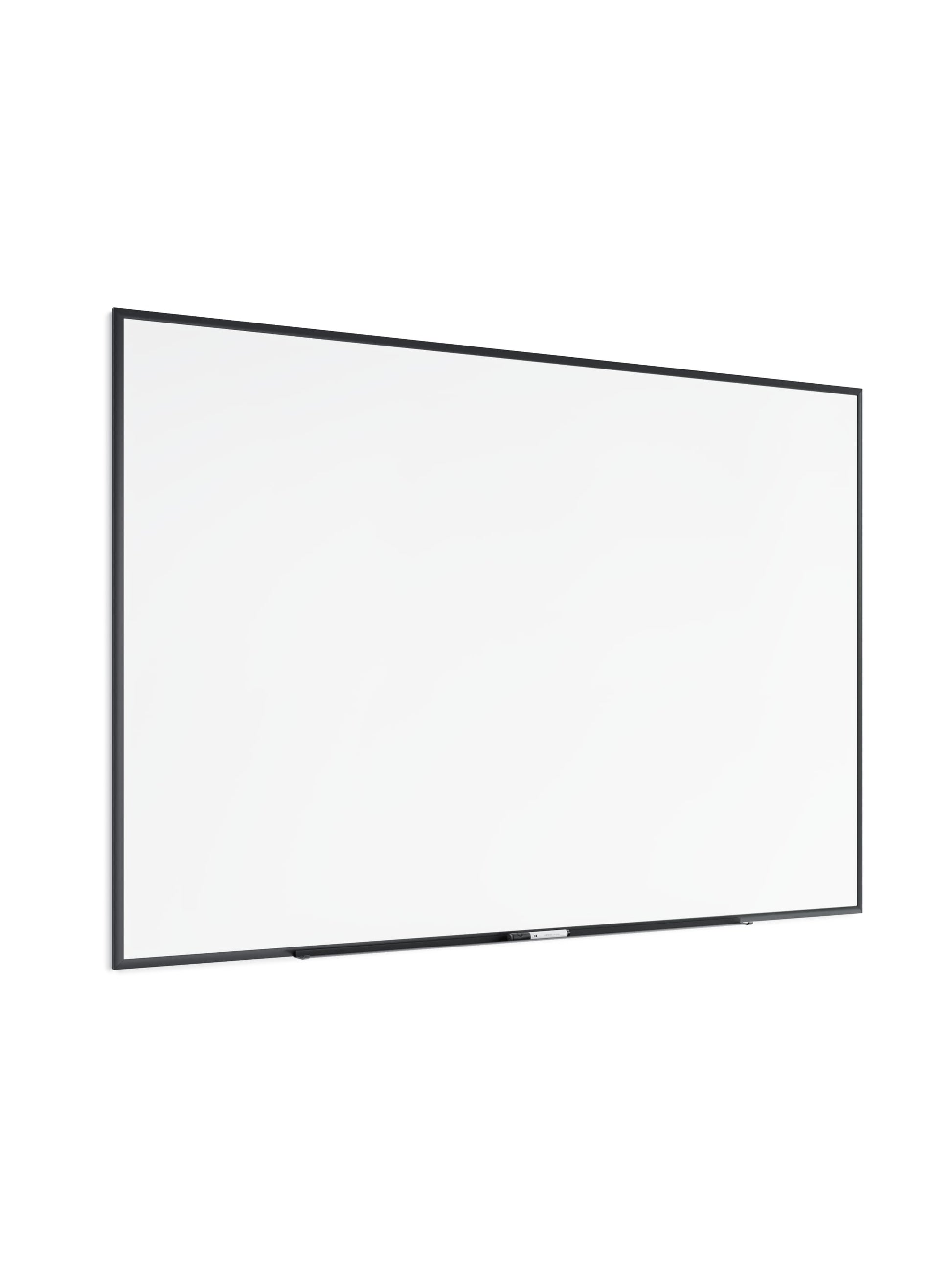 Metal Frame Dry Erase Board, Black, White, 47" x 70", 6 x 4, White, 47" X 70" Size, Set of 1, 817894028979