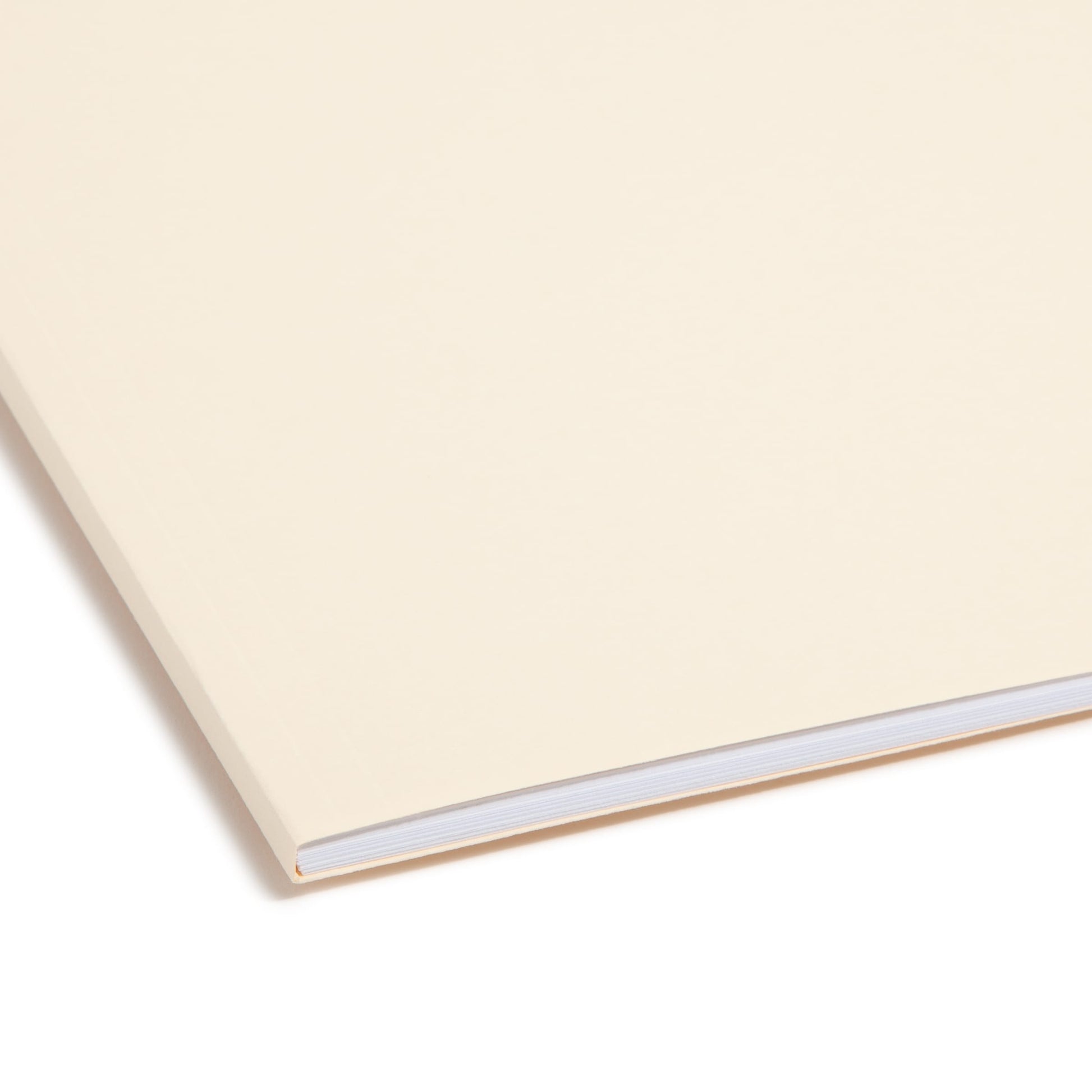 Reinforced Tab Fastener File Folders, Straight-Cut Tab, 2 Fasteners, Manila Color, Letter Size, Set of 50, 086486145138