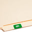 DCCRN Color-Coded Numeric Labels - Rolls, Green Color, 1-1/4" X 1" Size, Set of 50, 086486673464