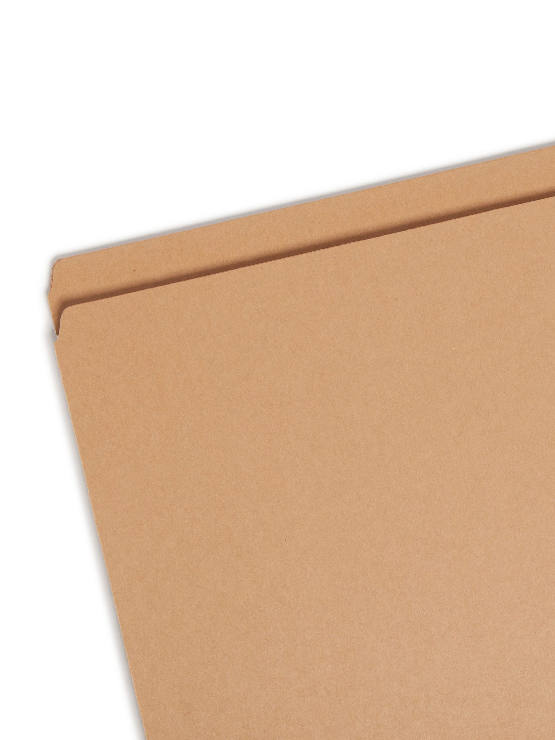 Reinforced Tab File Folders, Straight-Cut Tab, Kraft Color, Legal Size, Set of 100, 086486157100