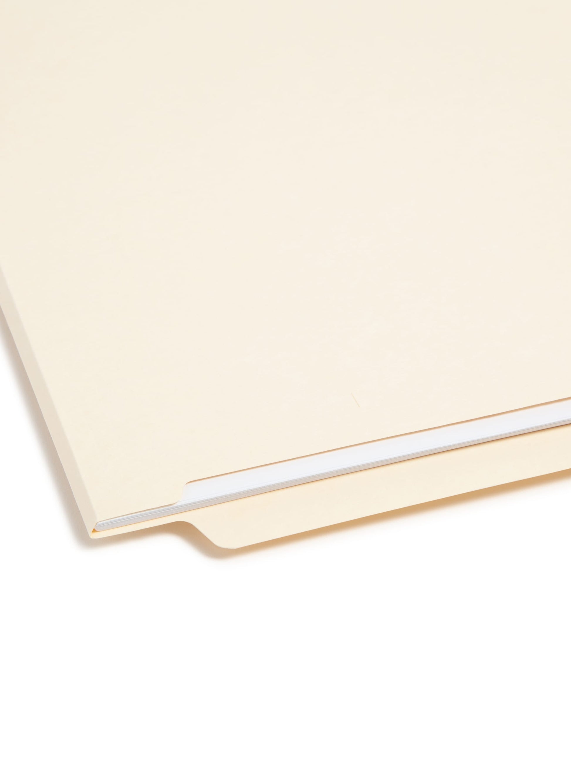 Shelf-Master® Reinforced End Tab File Folders, Straight-Cut Tab, Manila Color, Legal Size, Set of 100, 086486271103