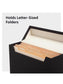 Flip Top Box, Charcoal Color, 13" X 9.4" X 3.7" Size, Set of 1, 086486702331