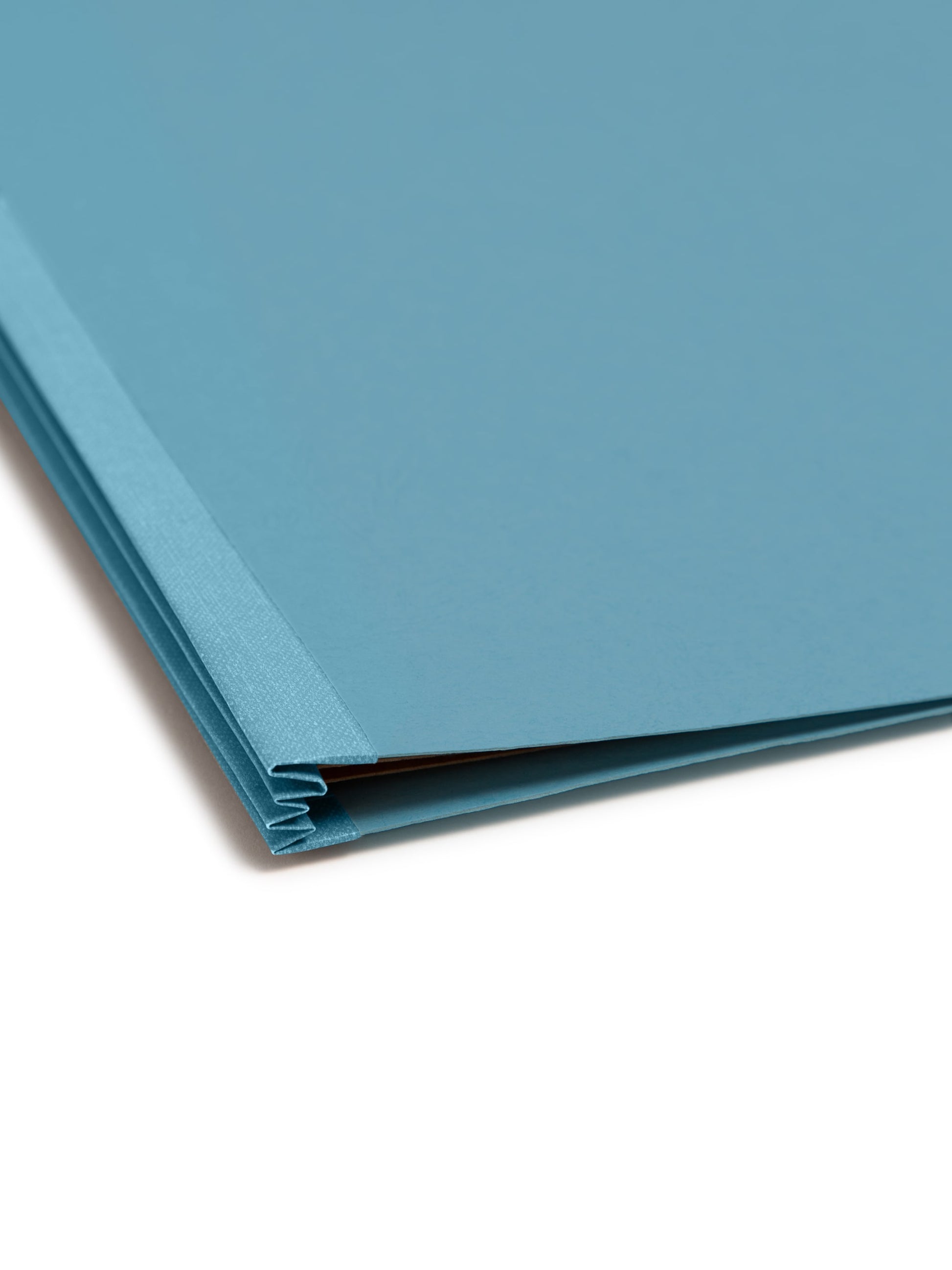 SafeSHIELD® Premium Pressboard Classification File Folders, 2 Dividers, 2 inch Expansion, 2/5-Cut Tab, Blue Color, Letter Size, Set of 0, 30086486142046