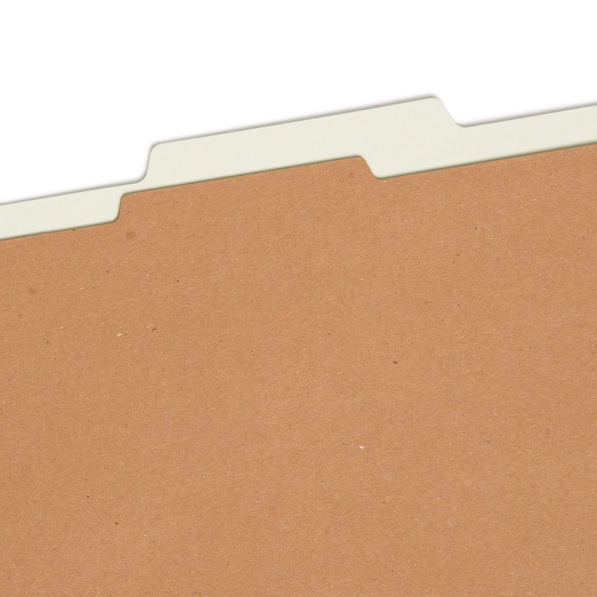 Pressboard Classification File Folders, 1 Divider, 2 inch Expansion, Gray/Green Color, Letter Size, Set of 10, 30086486137233