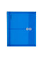 Side Load Poly Envelopes with String Tie Closure, 1-1/4 Inch Expansion, Blue Color, Letter Size, Set of 1, 086486895224