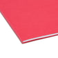 Standard File Folders, 1/3-Cut Tab, Red Color, Legal Size, Set of 100, 086486177436