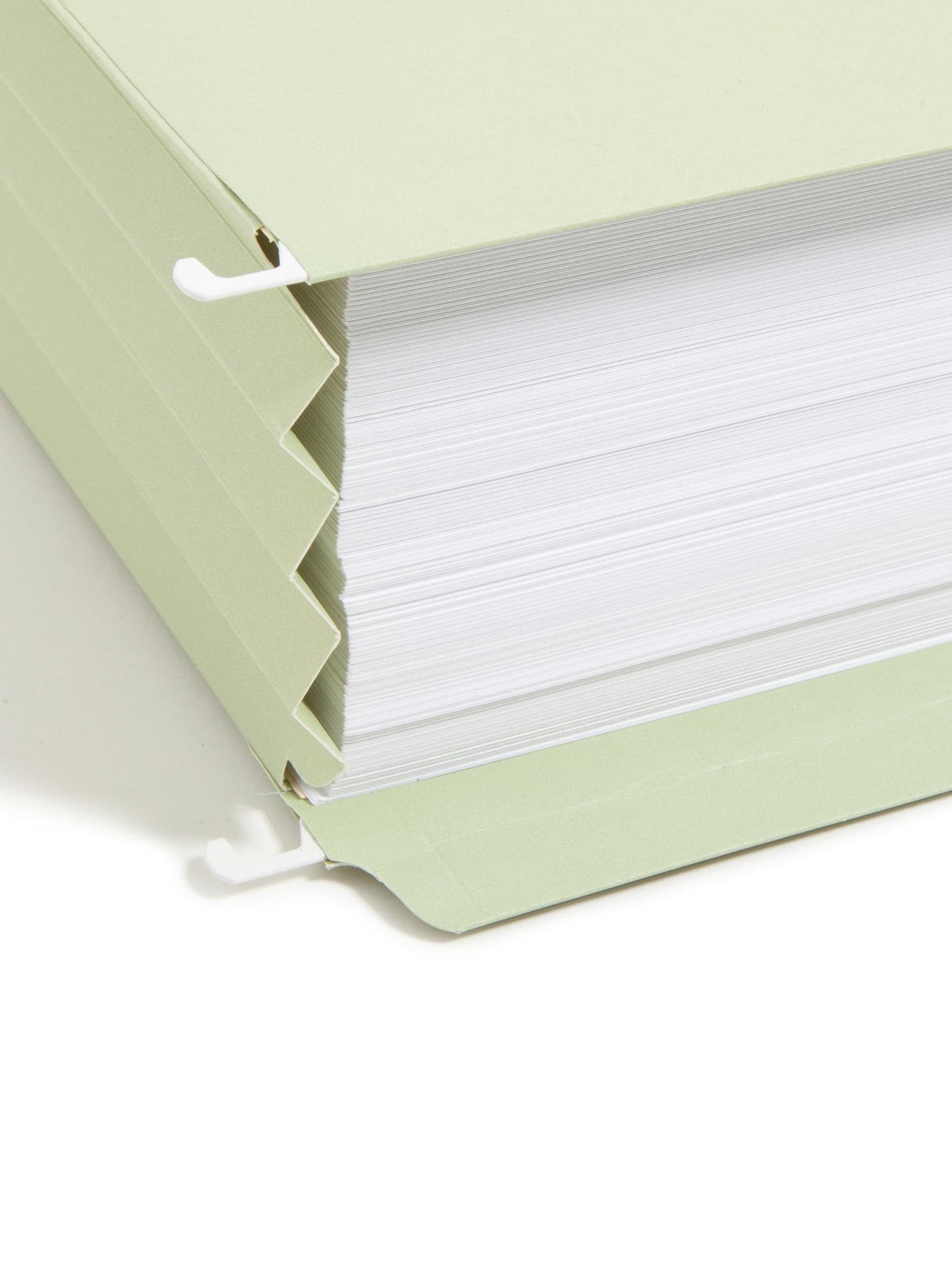 FasTab® Extra Capacity Hanging File Folders, 1/3-Cut Tab, Moss Green Color, Legal Size, Set of 9, 086486643221