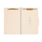 Classification File Folders, 1 Divider, 2 inch Expansion, Manila Color, Legal Size, Set of 10, 30086486187009