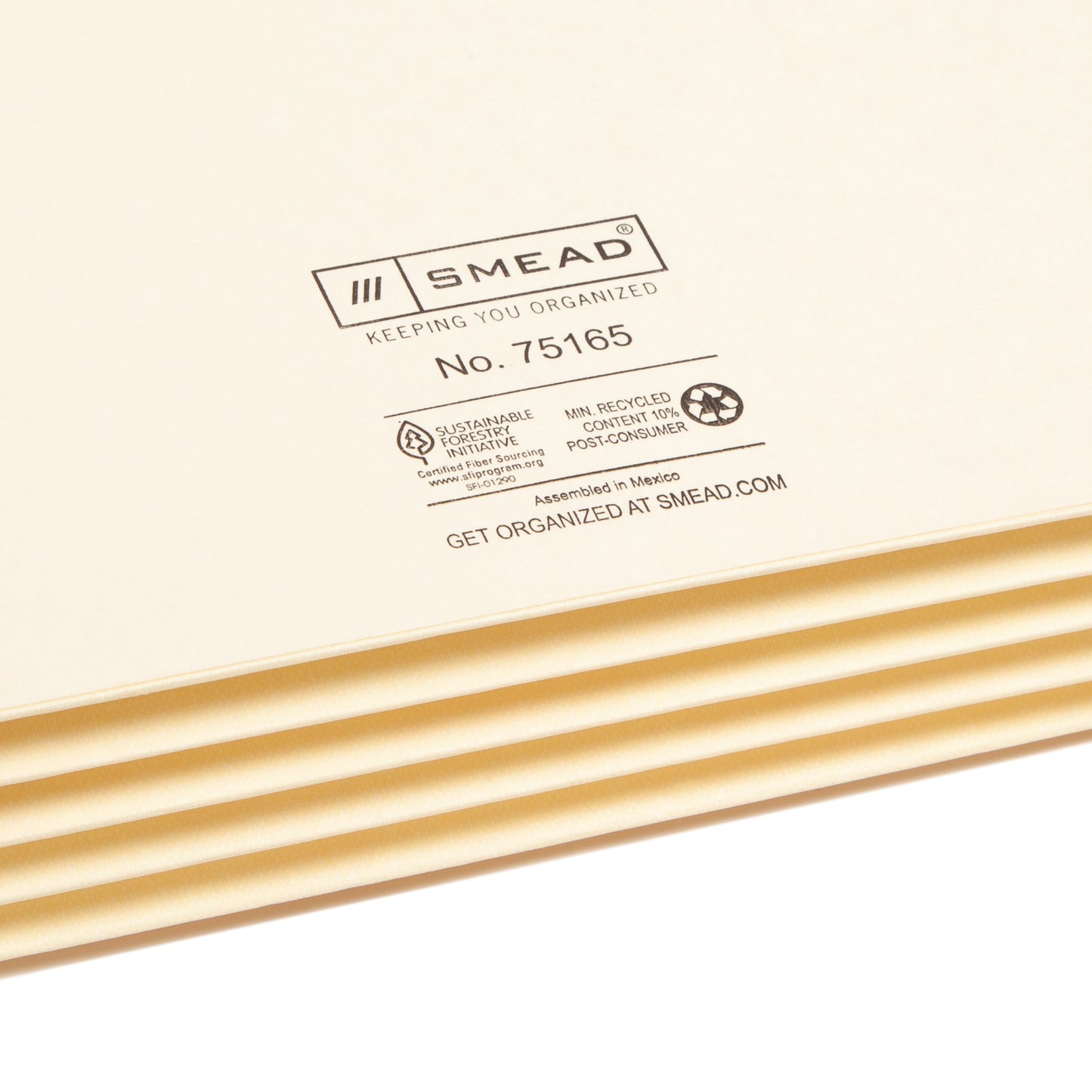 End Tab Convertible File Pockets, Straight-Cut Tab, 3-1/2 inch Expansion, Manila Color, Letter Size, Set of 10, 30086486751651