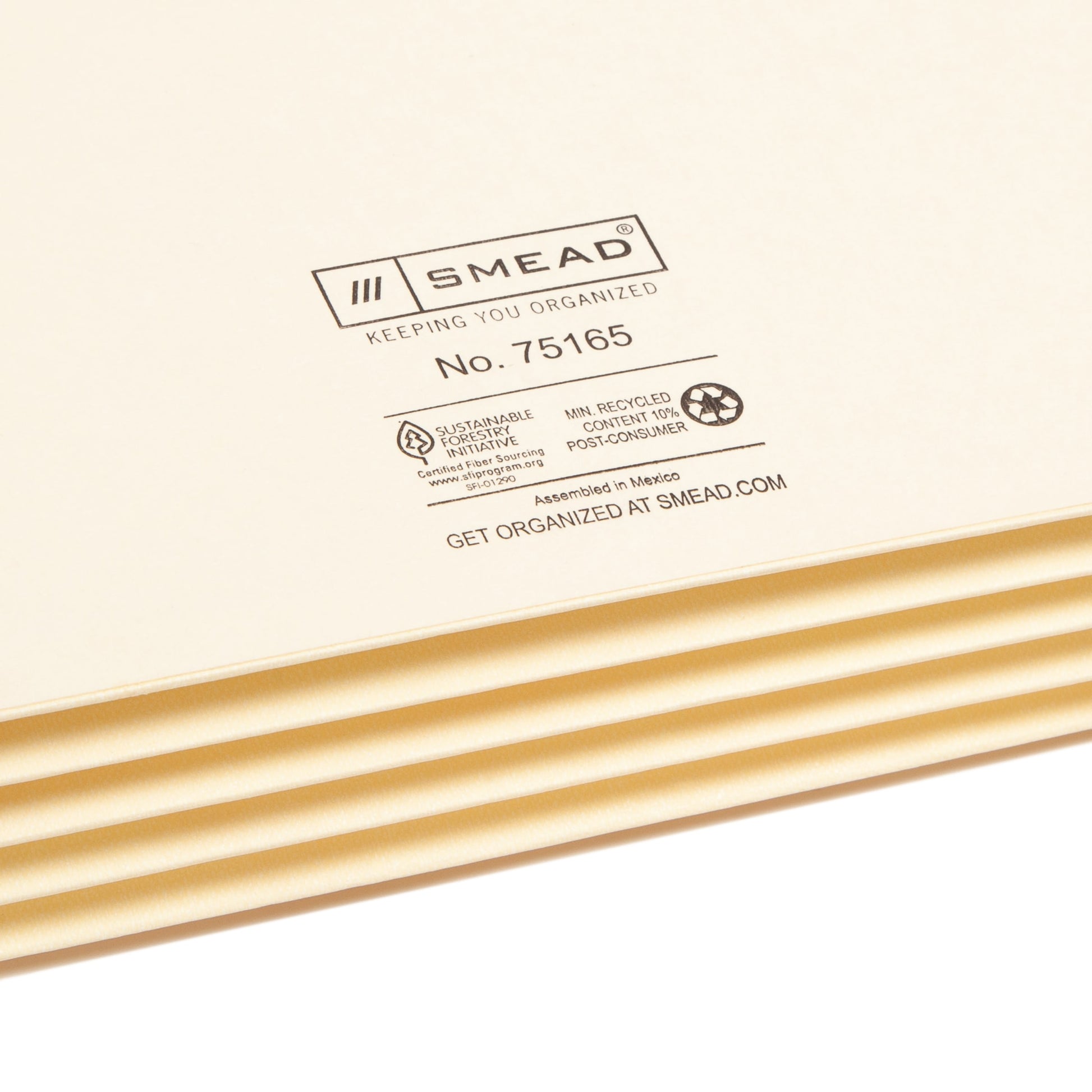 End Tab Convertible File Pockets, Straight-Cut Tab, 3-1/2 inch Expansion, Manila Color, Letter Size, Set of 10, 30086486751651