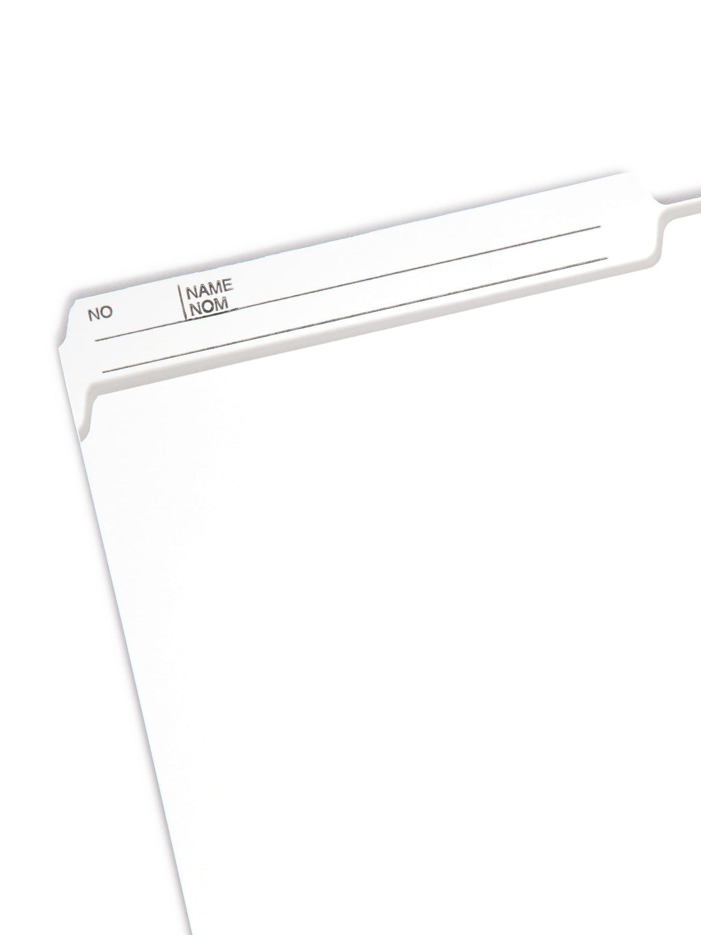 Reversible Printed Tab File Folders, 1/2-Cut Tab, 9 1/2 pt., Ivory Color, Legal Size, Set of 100, 086486151467