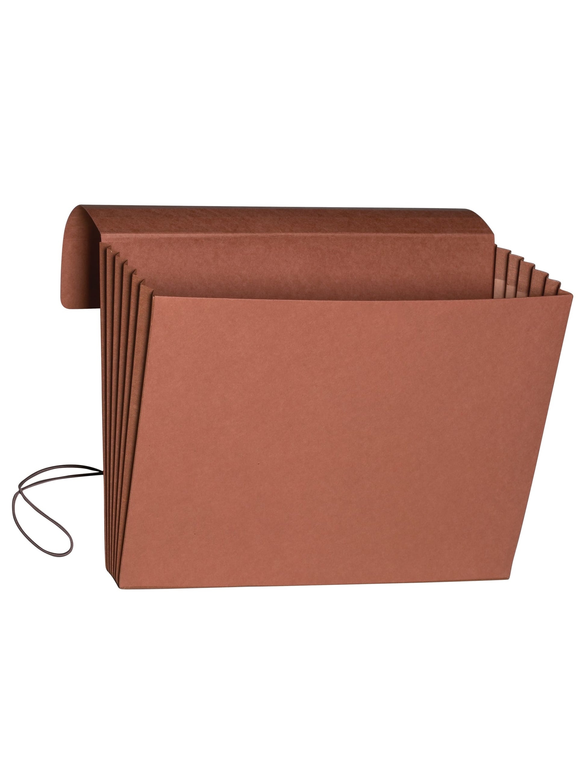 Extra Wide Expanding Wallets with Elastic Cord, 5-1/4 Inch Expansion, Redrope Color, Extra Wide Legal Size, Set of 0, 30086486711891