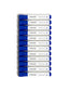 Chisel Tip Dry Erase Markers, Blue, Blue, Set of 12, 817894029266