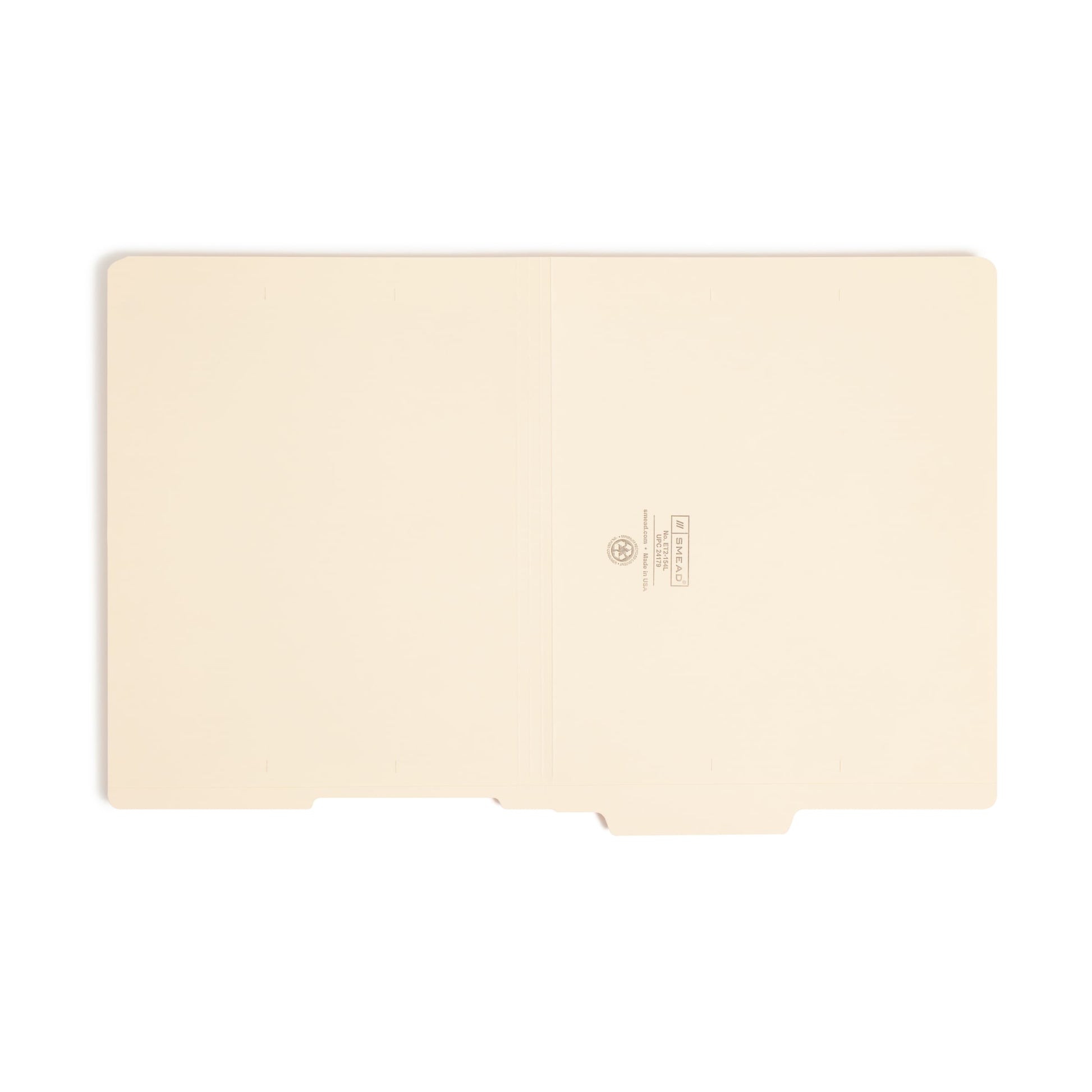 Shelf-Master® Reinforced Tab End Tab File Folders, 4 inch High Tab, Manila Color, Letter Size, Set of 100, 086486241793