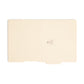 Shelf-Master® Reinforced Tab End Tab File Folders, 4 inch High Tab, Manila Color, Letter Size, Set of 100, 086486241793