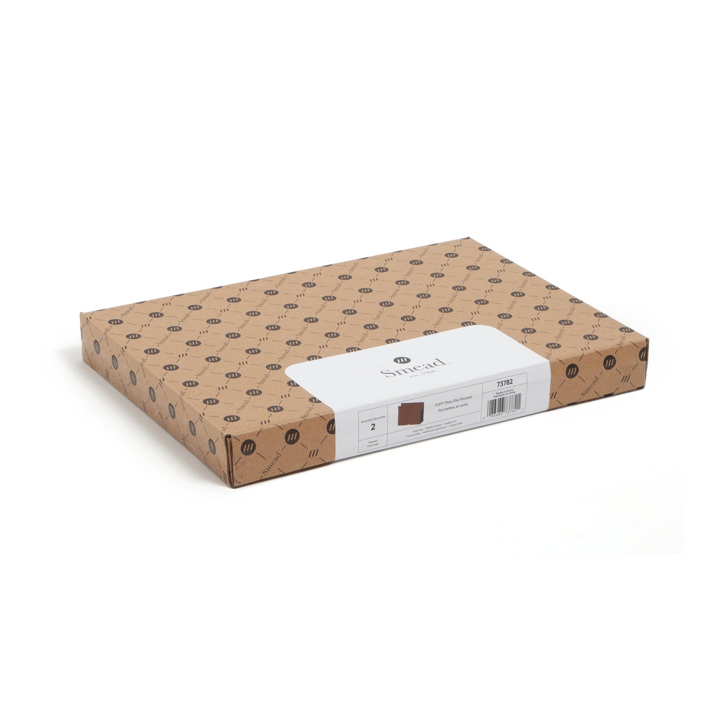 TUFF® Poly File Pockets, Straight-Cut Tab, 5-1/4 inch Expansion, Redrope Color, Letter Size, Set of 2, 086486737821