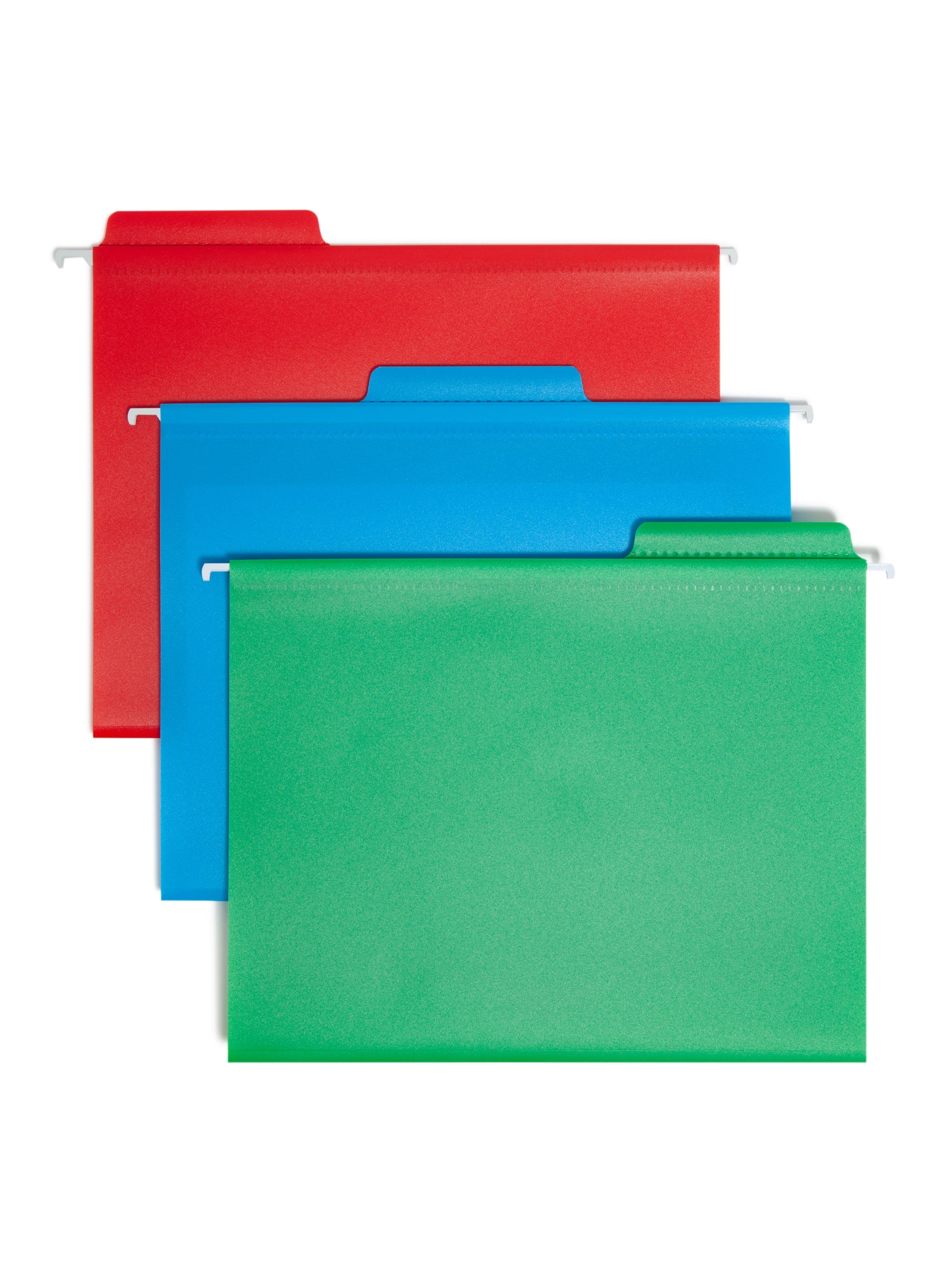 Poly FasTab® Hanging File Folders, Assorted Colors Color, Letter Size, 086486640282