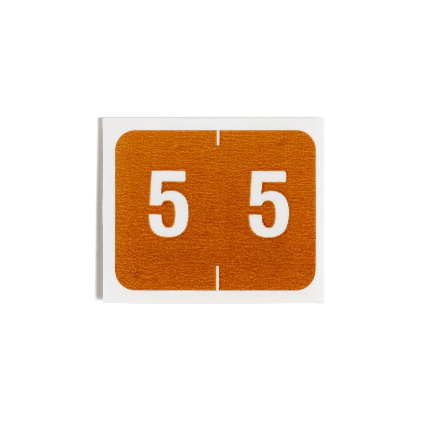 DCCRN Color-Coded Numeric Labels - Rolls, Brown Color, 1-1/4" X 1" Size, Set of 500, 086486673457