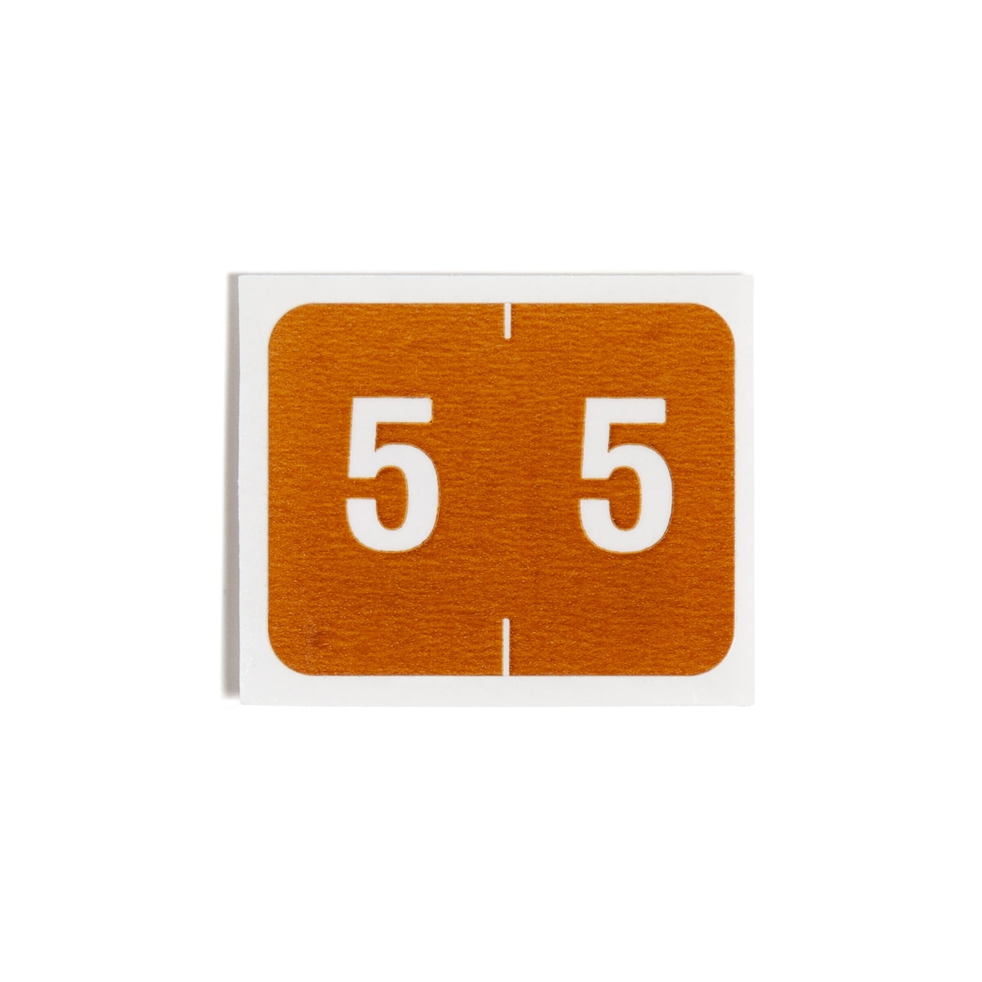 DCCRN Color-Coded Numeric Labels - Rolls, Brown Color, 1-1/4" X 1" Size, Set of 500, 086486673457