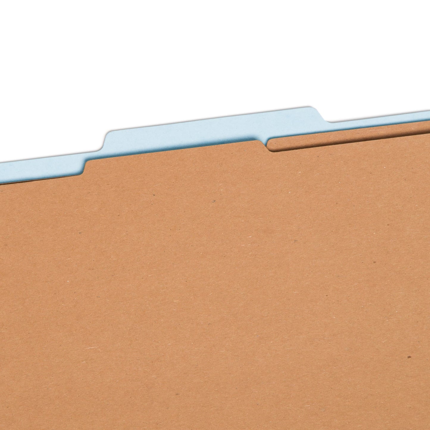 Pressboard Classification File Folders, 2 Dividers, 2 inch Expansion, Blue Color, Letter Size, Set of 5, 086486140560
