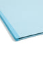 FasTab®/SafeSHIELD® Hanging Classification File Folders, 2 Dividers, Blue Color, Legal Size, 