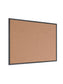 MDF Frame Cork Board, Black, Natural, 4 x 3, 4 x 3, Natural, 4 X 3 Size, Set of 1, 812296020507