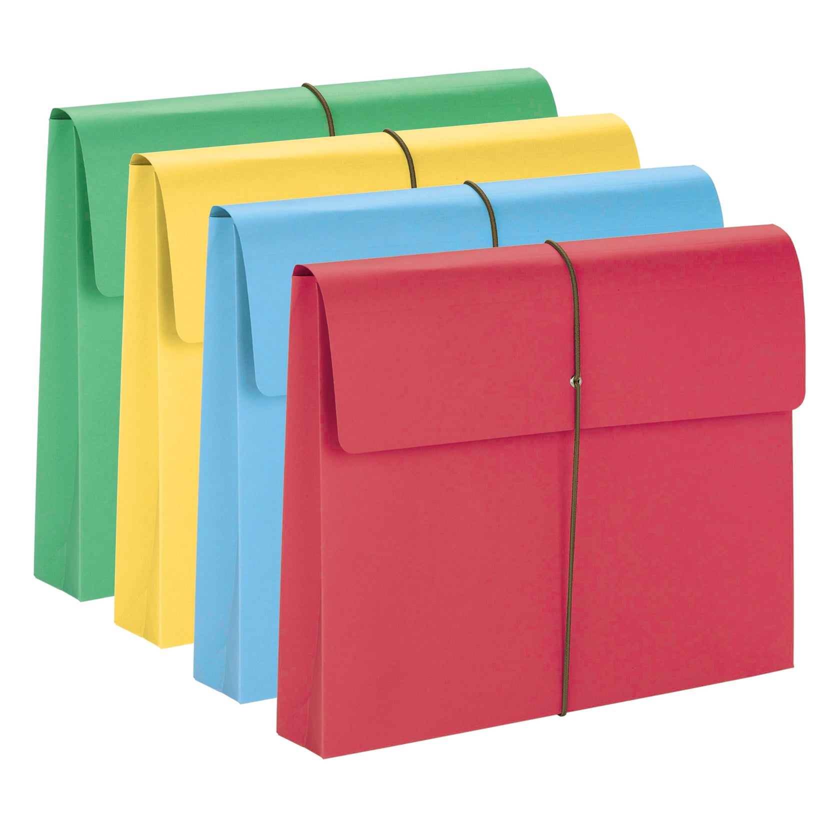 Expanding Wallets with Elastic Cord, 2 Expansion, 1 Pocket, Assorted ...