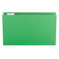 Standard Hanging File Folders with 1/5-Cut Tabs, Green Color, Legal Size, Set of 25, 086486641616