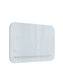 Rounded Edge Glass Board with Floating Tray, White, 23" x 17", 2' or Smaller, White, 23" X 17" Size, Set of 1, 843463147598
