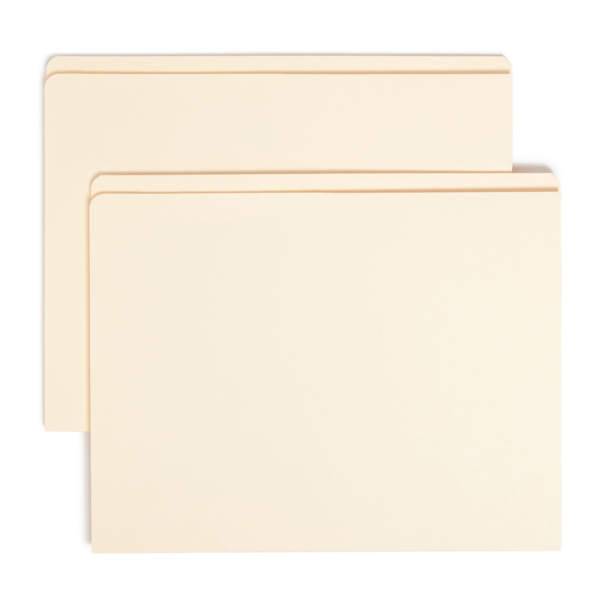 Reinforced Tab Pocket File Folders, Manila Color, Letter Size, Set of 50, 086486103152