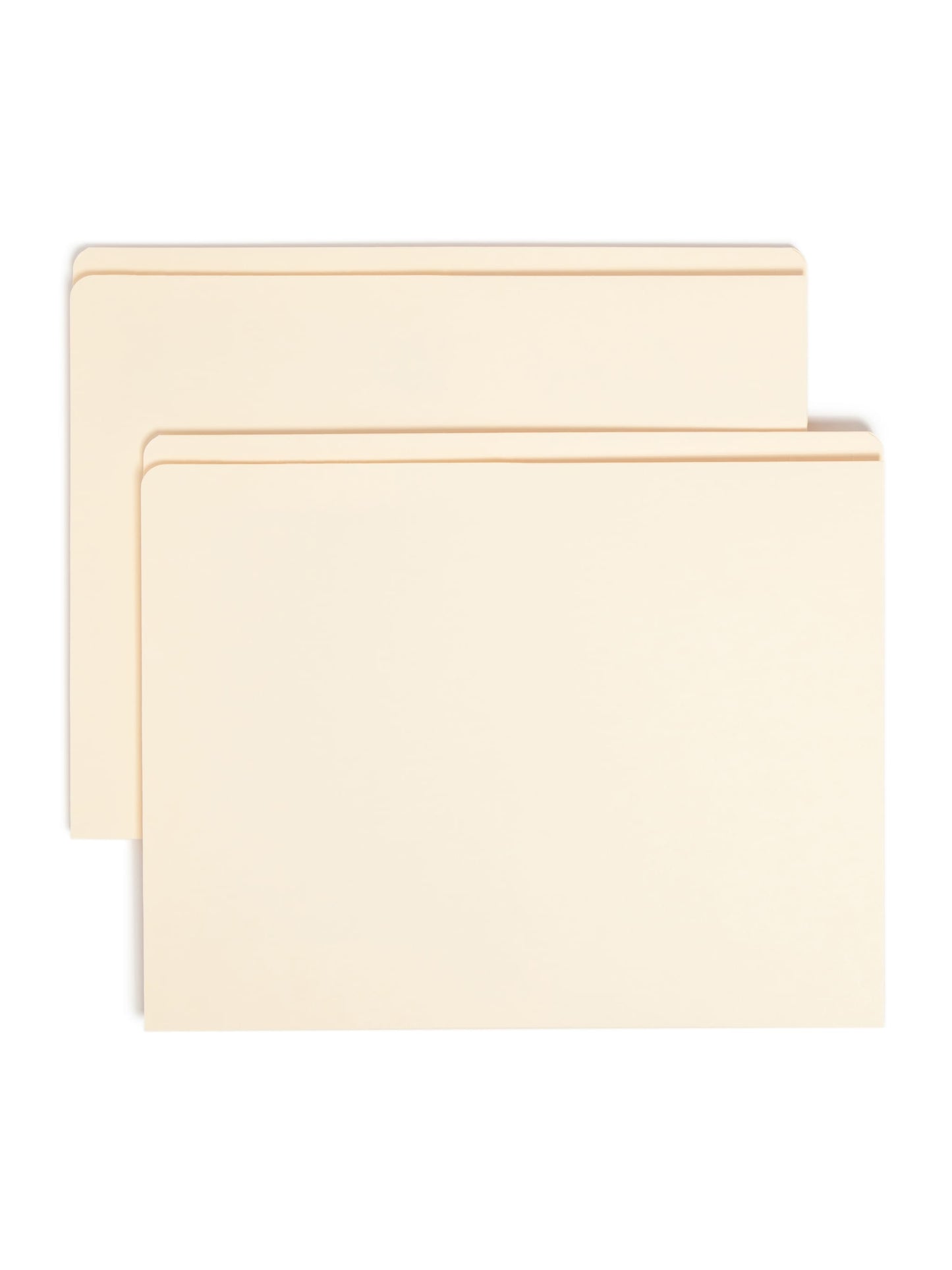 Reinforced Tab Pocket File Folders, Manila Color, Letter Size, Set of 50, 086486103152