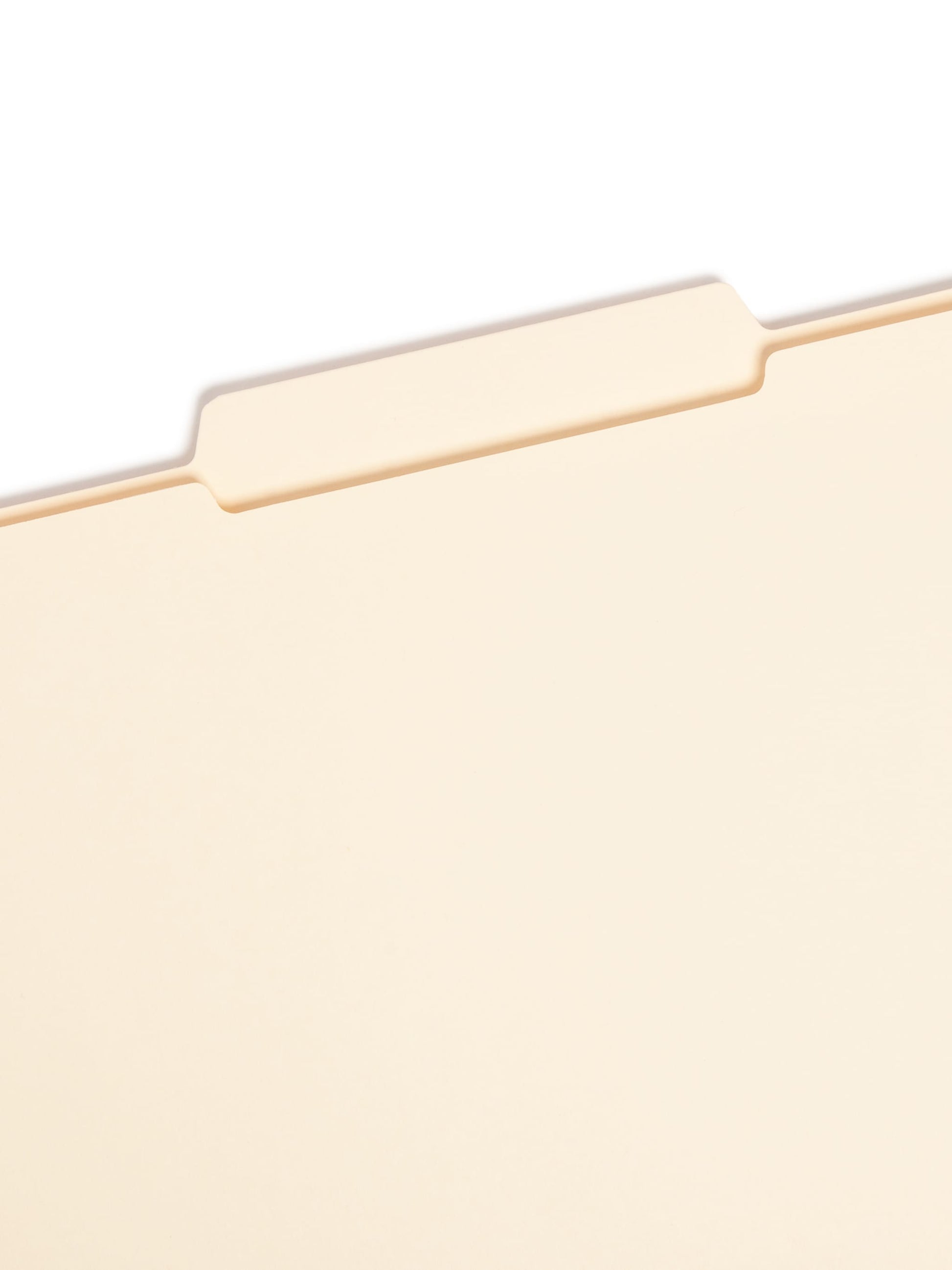 Reinforced Tab File Folders, 1/3-Cut Center Tab, Manila Color, Legal Size, Set of 100, 086486153362