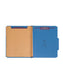 SafeSHIELD® Pressboard Classification File Folders, 3 Dividers, 3 inch Expansion, 2/5-Cut Tab, Dark Blue Color, Letter Size, Set of 0, 30086486140967