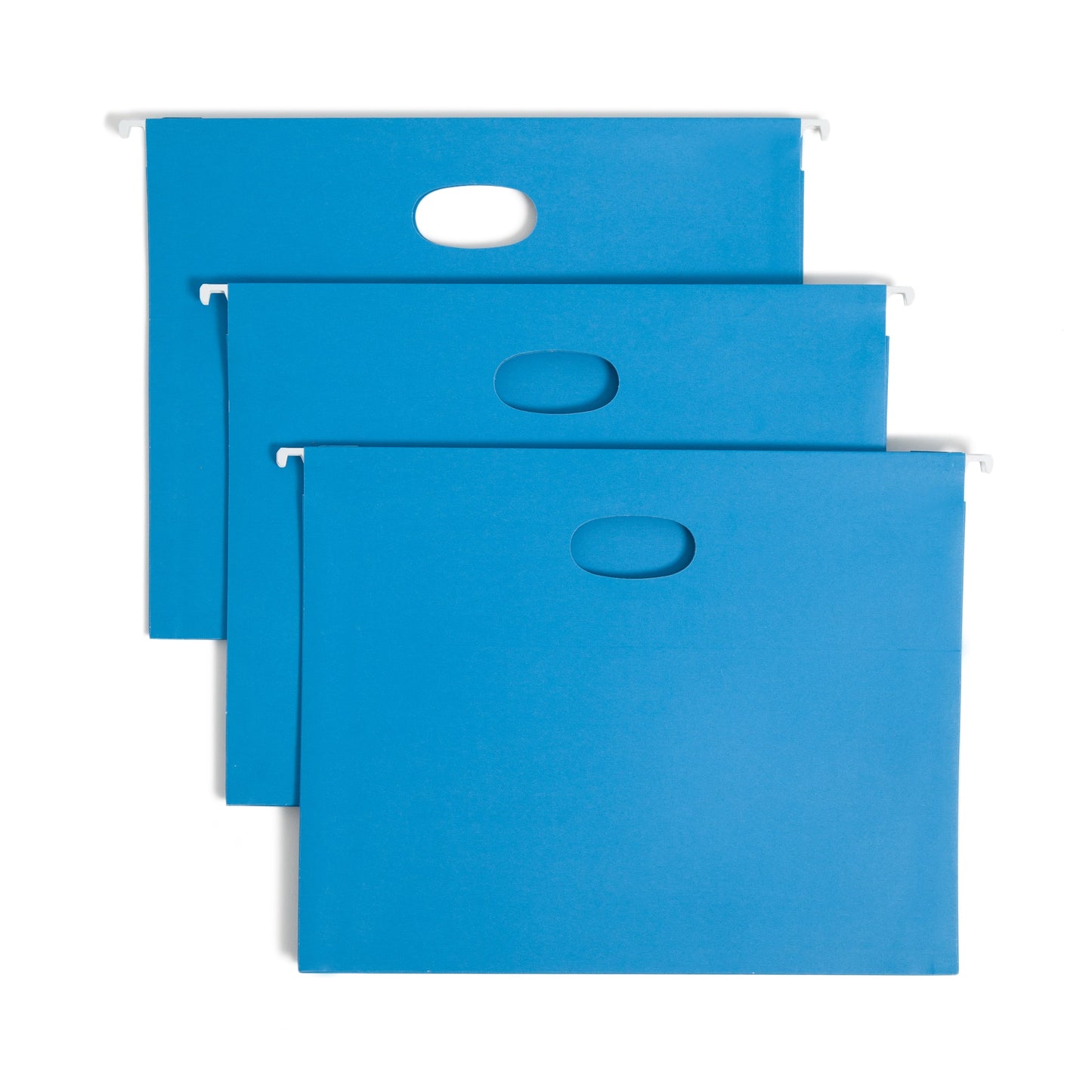 Hanging File Pockets with Tabs, 2" Expansion, Blue Color, Letter Size, Set of 25, 086486642507