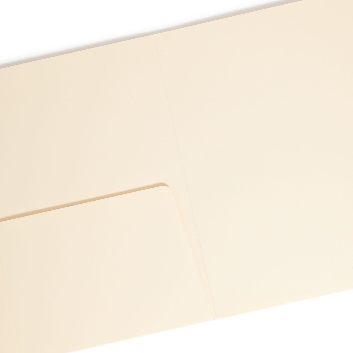 Reinforced Tab Pocket File Folders, Manila Color, Letter Size, Set of 50, 086486103152