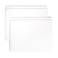 Reinforced Tab File Folders, Straight-Cut Tab, White Color, Letter Size, Set of 100, 086486128100