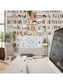 Glass Cubicle Magnetic Dry Erase Calendar Board, White, 23" x 12", 2' or Smaller, White, 23" X 12" Size, Set of 1, 817894023417