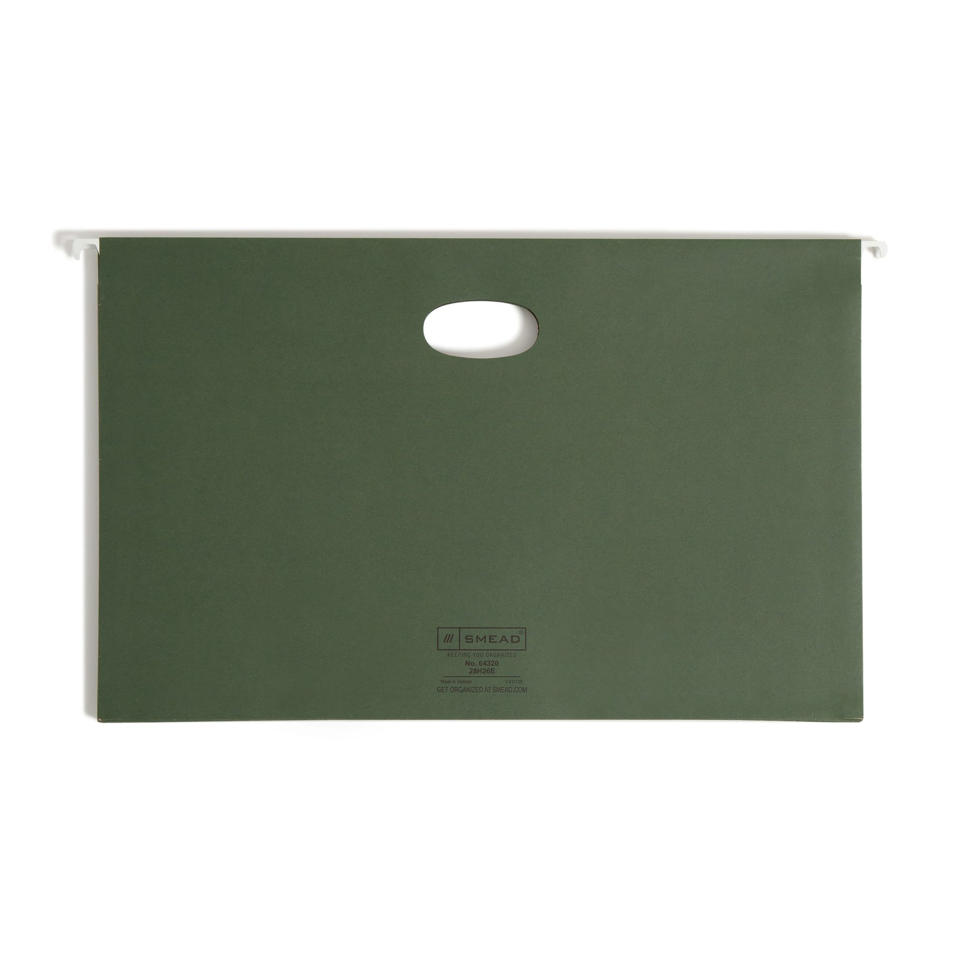 Hanging File Pockets, 3.5" Expansion, Standard Green Color, Legal Size, Set of 10, 086486643207