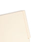 Shelf-Master® Reinforced End Tab Fastener File Folders, Straight-Cut Tab, 1 Divider, Manila Color, Letter Size, Set of 50, 086486342209