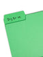 Erasable SuperTab® File Folders, Assorted Colors Color, Letter Size, Set of 24, 086486104807