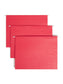 TUFF® Hanging File Folders with Easy Slide® Tabs, Red Color, Letter Size, Set of 1, 086486640435