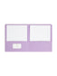 Standard Two-Pocket Folders, Lavender Color, Letter Size, Set of 0, 30086486878655